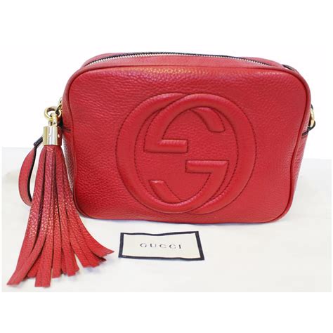 gucci soho disco bag in red|Gucci soho bag aliexpress.